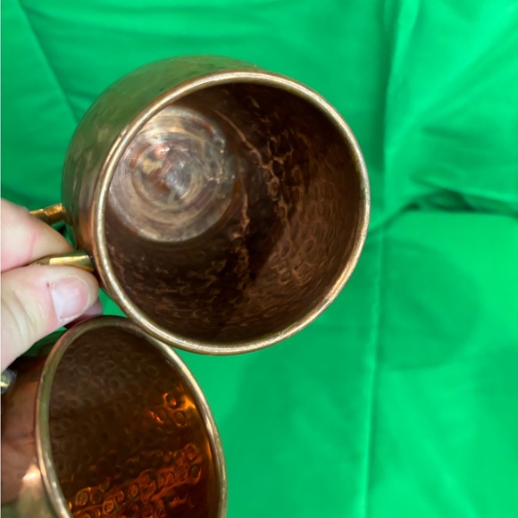 (2) Moscow mule solid copper mugs. - Picture 9 of 9
